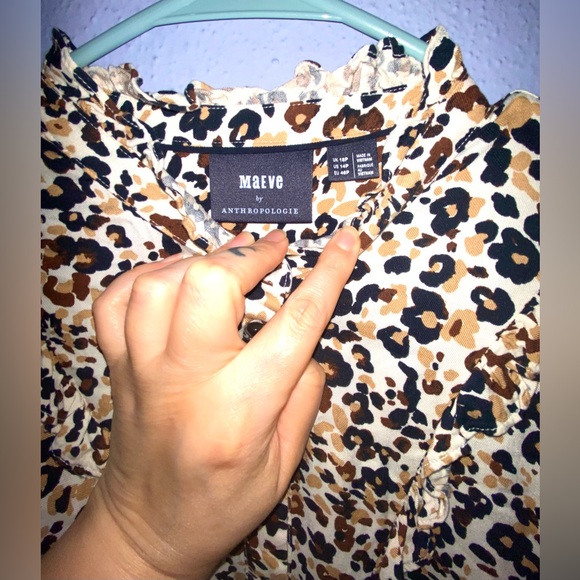 Women’s Anthropologie Maeve button down 14P - Picture 10 of 14